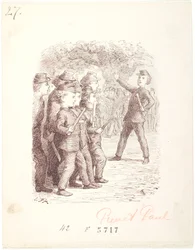 Gioco dei soldati. Pierre è il capitano