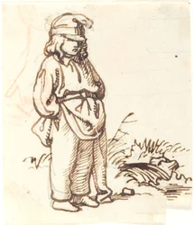 Ragazzo in piedi