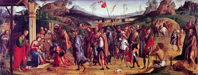 Adorazione dei Magi di Lorenzo Costa