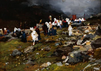 Processione in alta montagna