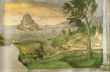Olimpo, circondato da un labirinto