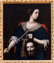 Giuditta con in mano la testa di Oloferne