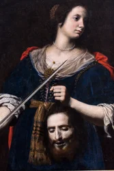Giuditta con in mano la testa di Oloferne