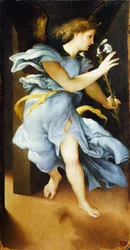 Angelo annunciante, circa 1525, di Lorenzo Lotto (1480 ca- 1556)