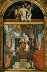 Madonna e Santi di Lorenzo Lotto