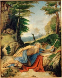 San Girolamo penitente (dipinto su tavola)