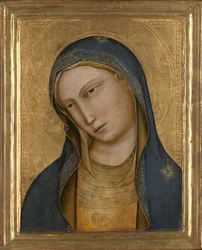 Busto di Santa Maria, 1381-1425 circa (tempera su tavola)