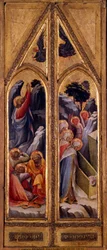 Gesù al Monte degli Ulivi e le sante donne al sepolcro