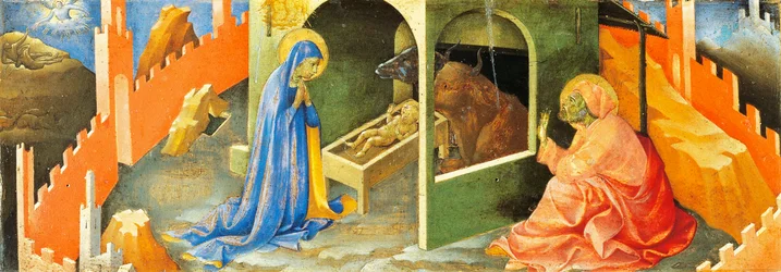 Natività di Gesù, sezione della predella