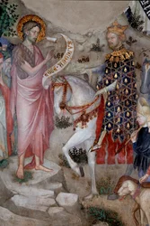 Predicazione di San Giovanni Battista (dettaglio)