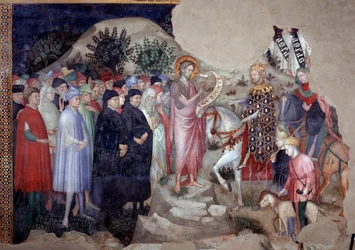 San Giovanni Battista predica