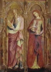 San Giovanni Evangelista e Santa Maria Maddalena (dettaglio del polittico dell