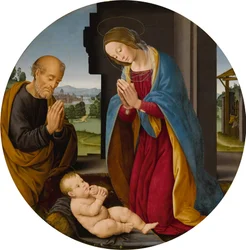 Adorazione di Cristo Bambino