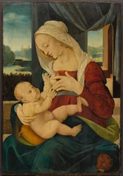 Vergine e Bambino, 1400s