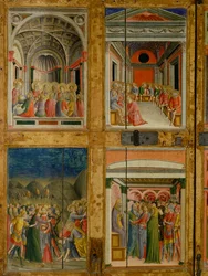 Reliquiario delle porte di Santa Maria della Scala. pannello interno