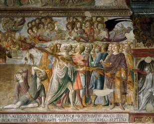 Rivelazione: i dannati sono trafitti da un bagliore circolare, 1446-1449