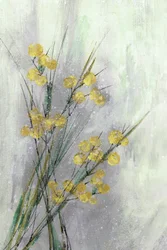 Delicati soggetti botanici gialli