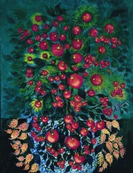 Pommes aux feuilles