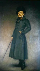 Firmin Gemier (1869-1933) nel ruolo del colonnello Bridau nella commedia 