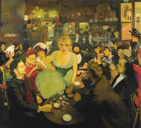 Nel club Le Mirliton di Aristide Bruant a Montmartre, 1886-1887