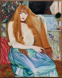 Donna alla sua toilette