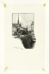 Pont Saint-Michel, tavola dodici da Le Long de la Seine et des Boulevards