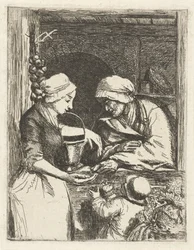 Venditrice di verdure