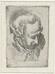 Studio della testa di Jean Baptiste Coclers