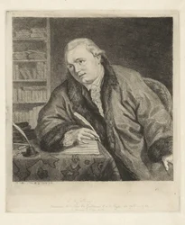 Ritratto del compositore e incisore Johan Antoni Kauclitz Colizzi
