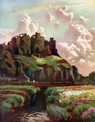 Castello di Harlech, Merionethshire, Galles, 1924-1926