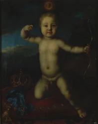 Ritratto dello zarevic Pietro Petrovich di Russia 1715-1719 come Cupido