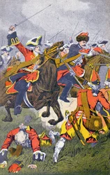Carica della Casa del Re alla Battaglia di Fontenoy