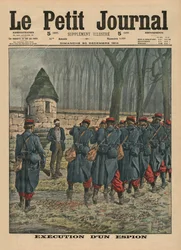 Esecuzione di una spia, illustrazione di copertina da 