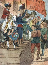 Guerre della Rivoluzione Francese: arruolamenti volontari dopo le sconfitte della Francia nella guerra tra la Francia rivoluzionaria e le monarchie controrivoluzionarie, l