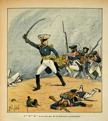Una carica generale alla testa delle sue truppe, Collezione Privata