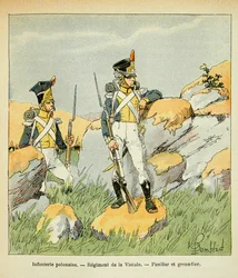 Fanteria polacca; Reggimento della Vistola; fuciliere e granatiere, Collezione Privata