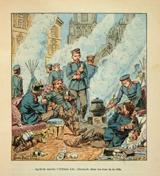 I tedeschi occupano la città di Orleans, 11 ottobre 1870