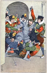 Assassinio di Enrico I, duca di Guisa, a Blois nel 1588.