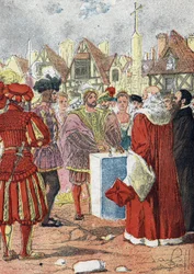 Posa del re di Francia Francesco I della prima pietra dell