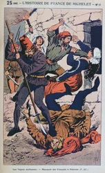I Vespri Siciliani (30 marzo-fine aprile, 1282), illustrazione per una storia popolare della Francia di Michele, c.1900