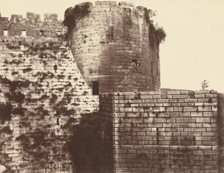 Kalaat-El Hosn, secondo recinto, esterno, mezzogiorno, 1859/1860 (foto)