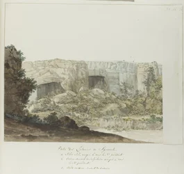 Parte delle Latomie di Siracusa (Voyage en Italie, en Sicile et à Malte - 1778)