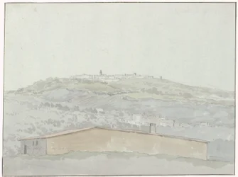 Veduta di Montefusco (Voyage en Italie, en Sicile et à Malte - 1778)