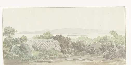 Vista delle rovine del teatro di Brindisi (Voyage en Italie, en Sicile et à Malte - 1778)