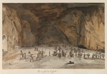 Interno della grotta Santa Maria Capella
