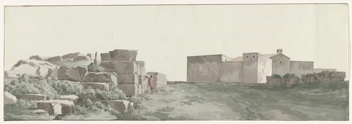 Profilo delle mura interne ed esterne della vecchia città di Manduria (Voyage en Italie, en Sicile et à Malte - 1778)