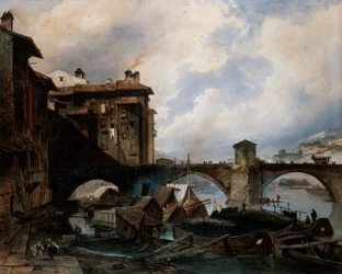 Il porto di Lione, 1830