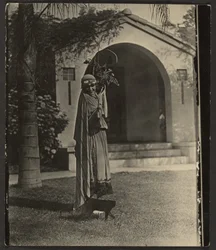 [Firenze in costume con pianta fuori casa]