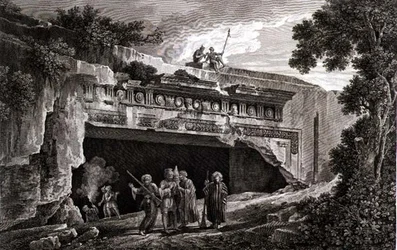 Il monumento sepolcrale dei re di Giuda, tavola 25 dal Volume III di un 