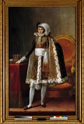 Ritratto a figura intera di Girolamo Bonaparte (1784-1860) re di Vestfalia. In costume da comandante dell